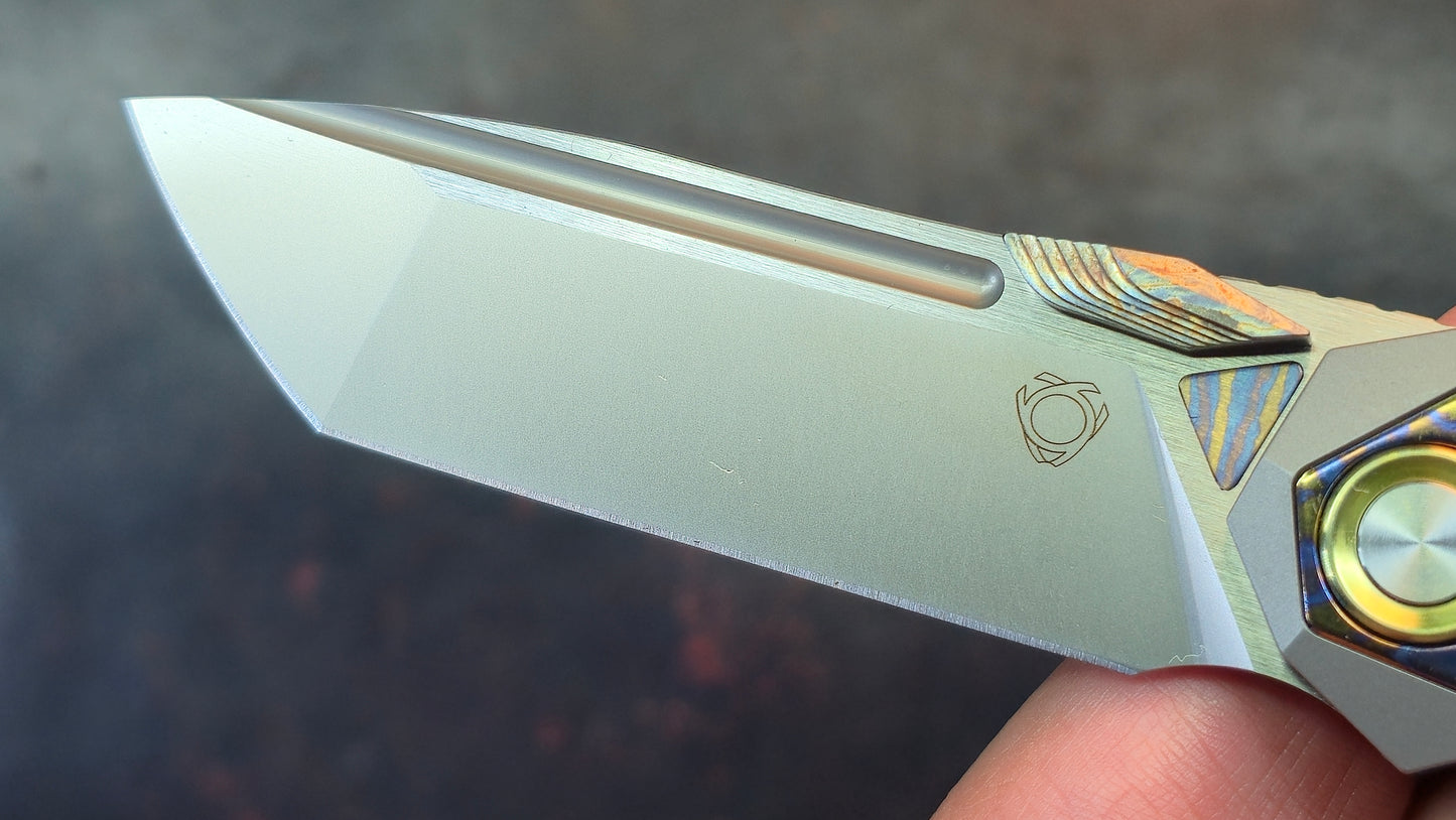 Sixleaf SL-84 Titanium Timascus M390