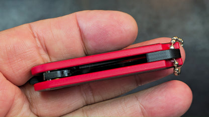 SixLeaf SL-75A-Black Micro Mini Folding Knife G10 Handle D2 Blade