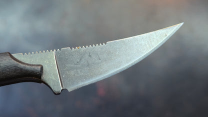 ITOKEY Tactical Knife EDC Fixed Knife G10 Handle with Kydex sheath, D2 Blade Full Tang