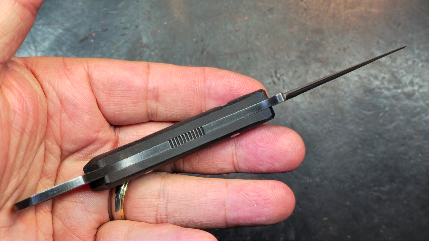 ITOKEY Tactical Knife EDC Fixed Knife G10 Handle with Kydex sheath, D2 Blade Full Tang