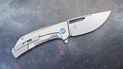 KUBEY Hyperion Titanium CPM S35VN (NEW)