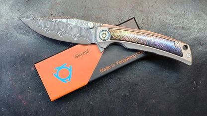 Sixleaf SL-85 Titanium Timascus RWL34+PMC24