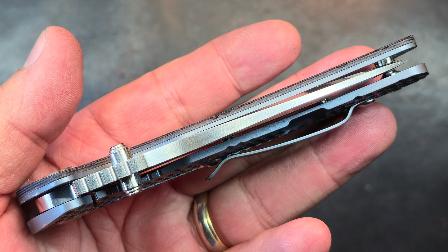 Kizer KI404B1 Titanium / G10 Handle VG-10 Blade (USED, see description)