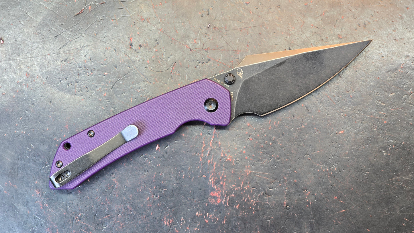 Tenable Fenrir Purple G10 Handle 14C28N Harpoon