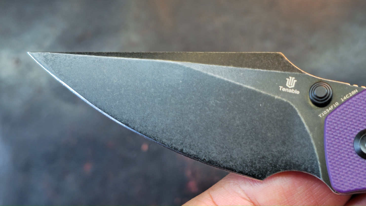 Tenable Fenrir Purple G10 Handle 14C28N Harpoon