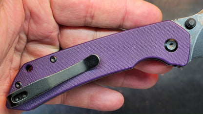 Tenable Fenrir Purple G10 Handle 14C28N Harpoon