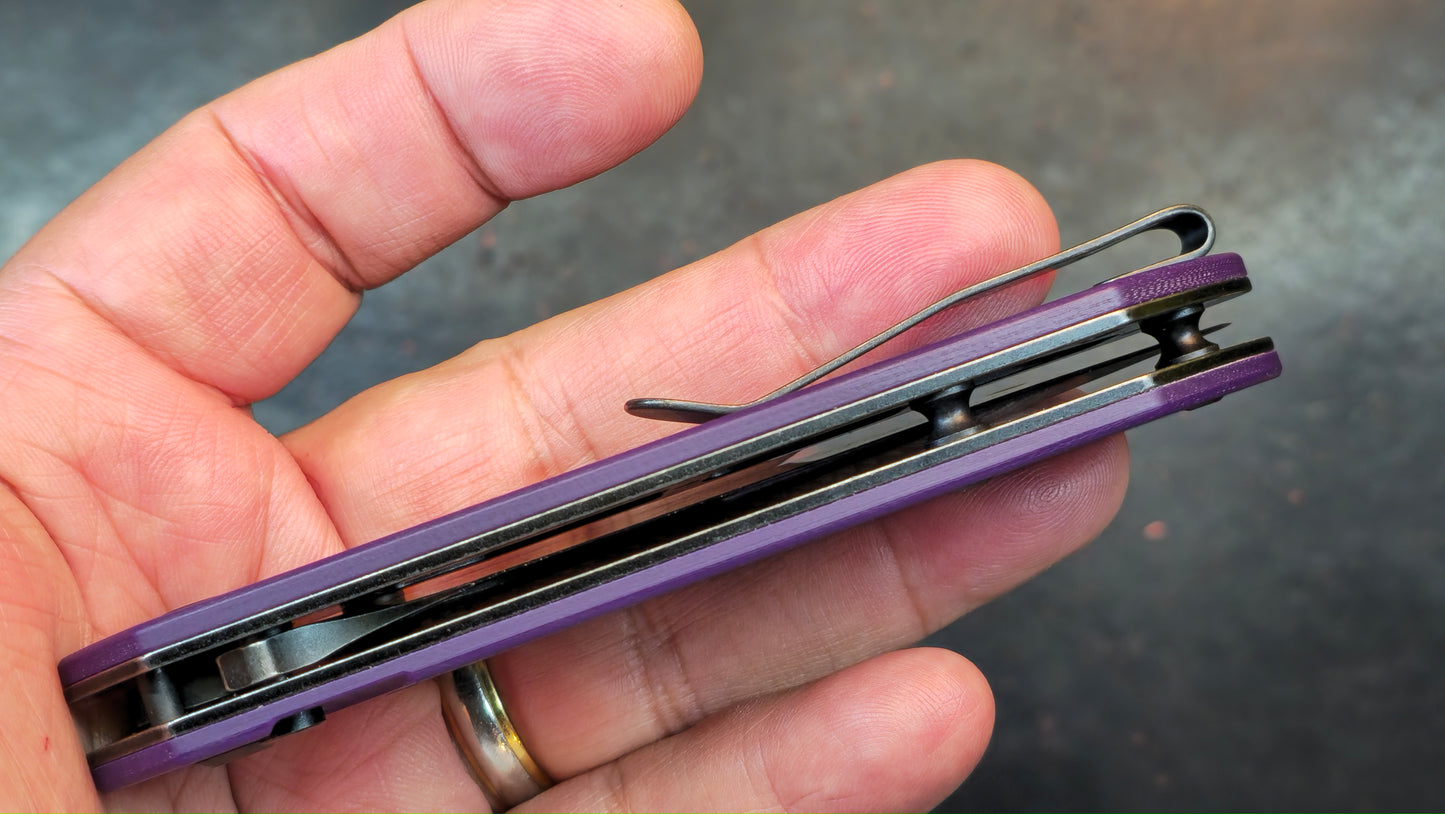 Tenable Fenrir Purple G10 Handle 14C28N Harpoon