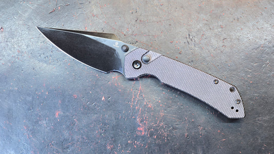 Tenable Fenrir Folding Knife Black Micarta Handle 14C28N Harpoon