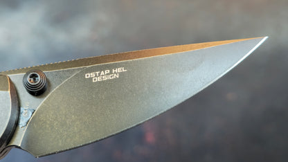 Bestech LITO Titanium/Olive Wood Handle M390