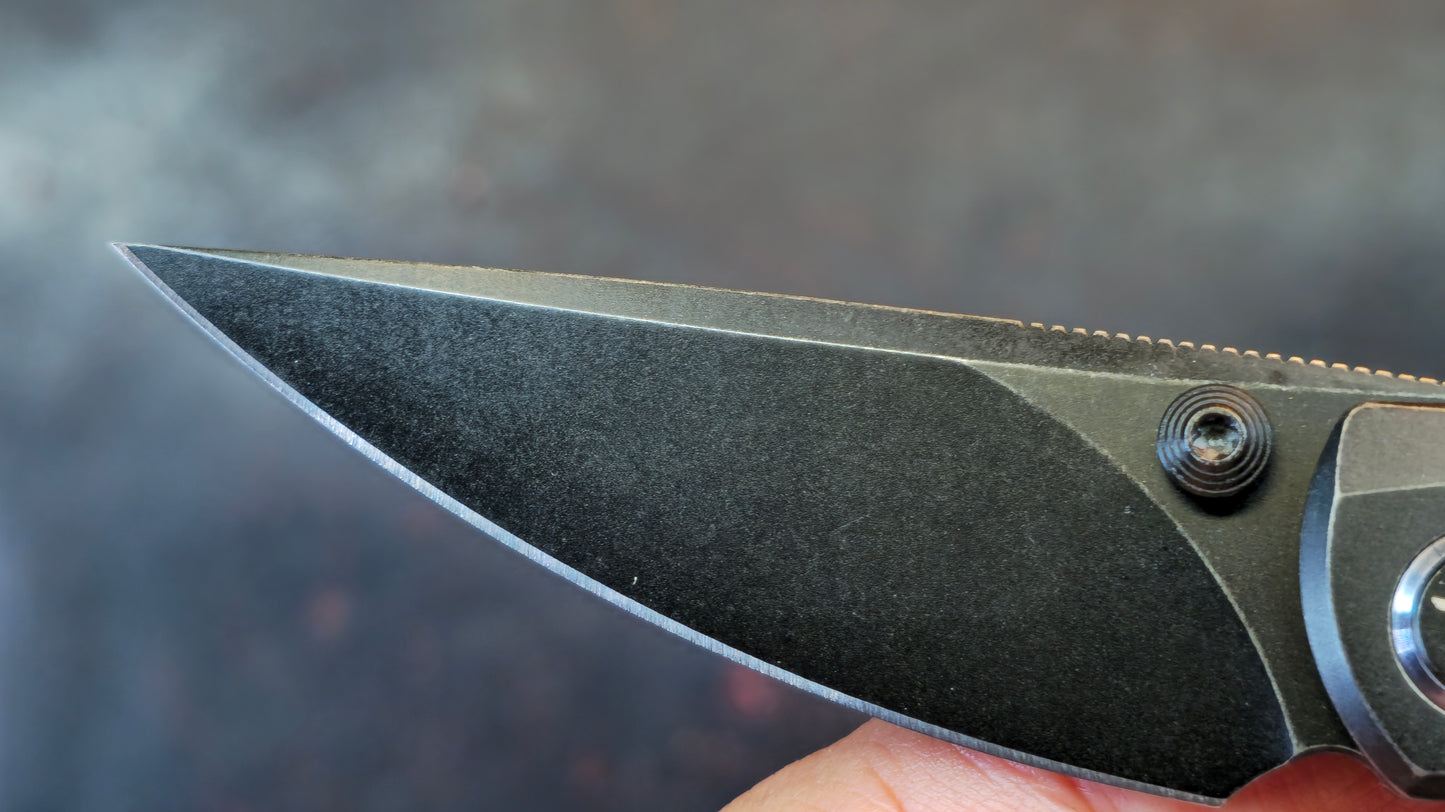 Bestech LITO Titanium/Olive Wood Handle M390