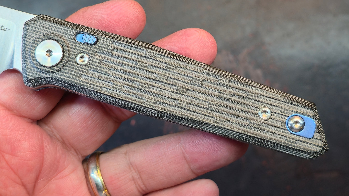 Reate PL-6 Micarta Handle Nitro-V