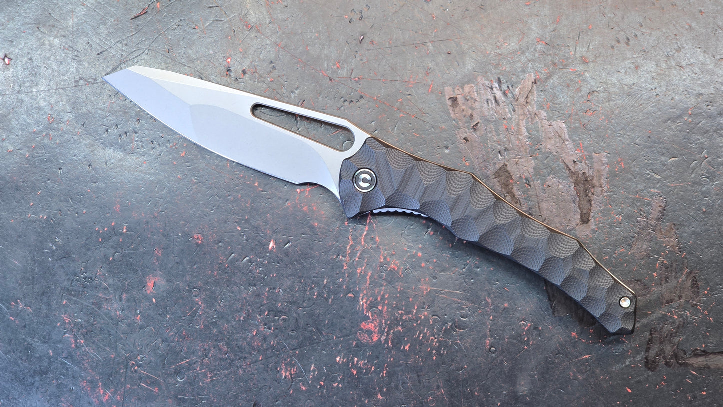 Civivi Spiny Dogfish Black G10 Handle 14C28N Reverse Tanto