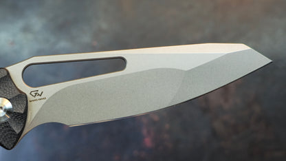 Civivi Spiny Dogfish Black G10 Handle 14C28N Reverse Tanto