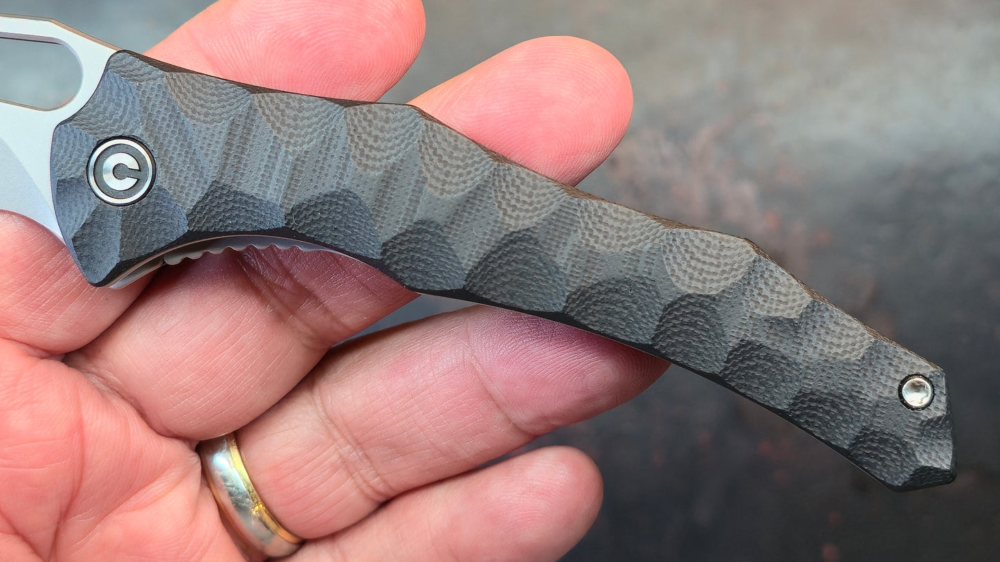 Civivi Spiny Dogfish Black G10 Handle 14C28N Reverse Tanto