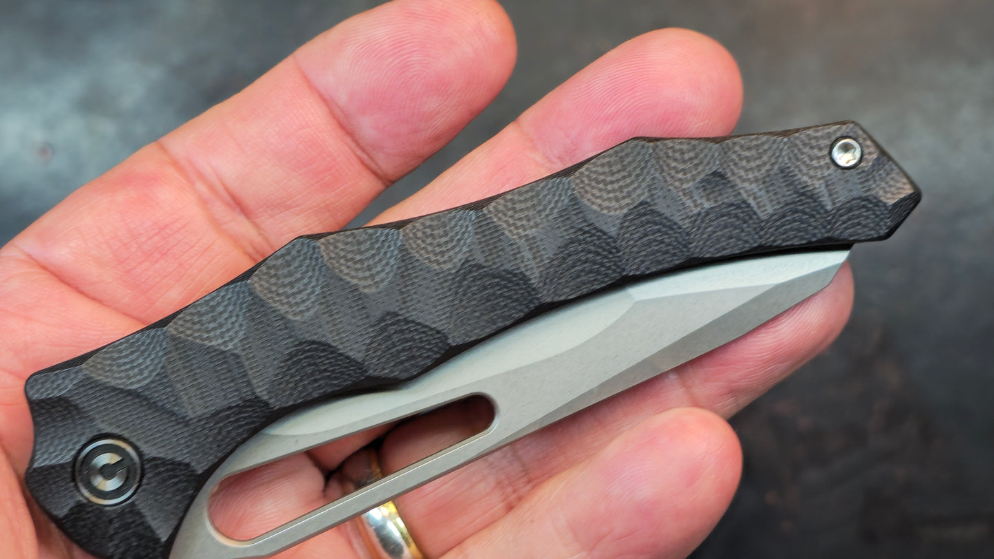 Civivi Spiny Dogfish Black G10 Handle 14C28N Reverse Tanto