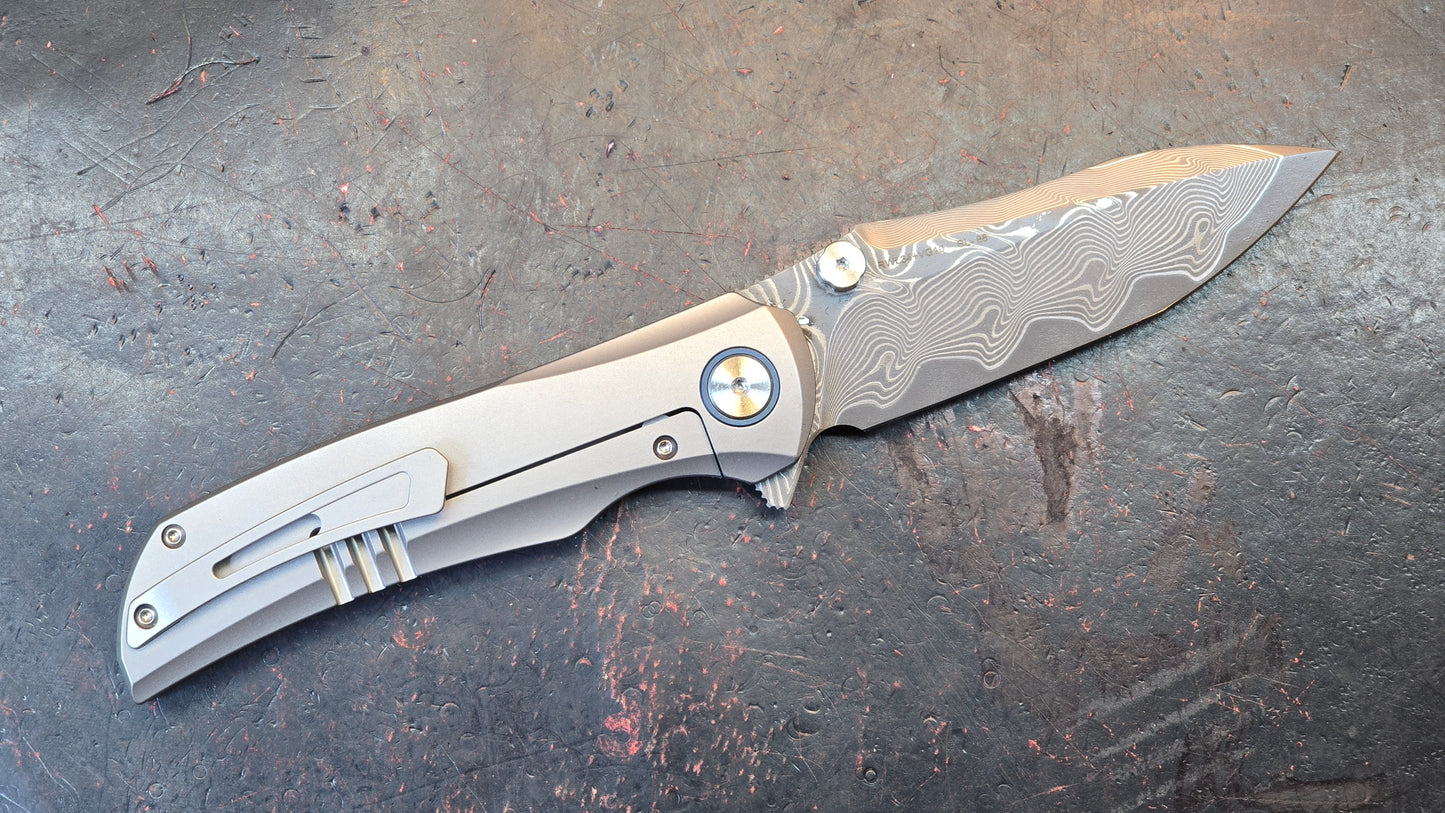 Sixleaf SL-86 Titanium RWL34+VG-10 Blade