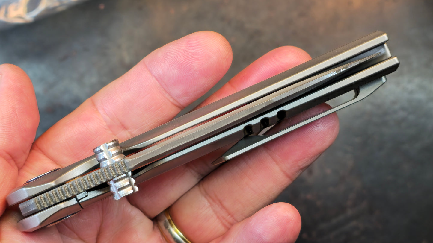 Sixleaf SL-86 Titanium RWL34+VG-10 Blade