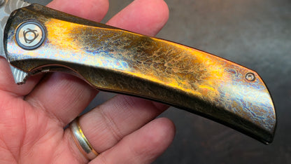 Sixleaf SL-86 Titanium Lightning Ano RWL34+VG-10 Blade