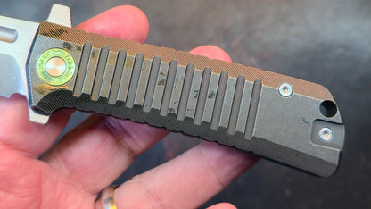 TWOSUN TS555 Titanium Handle M390 Blade