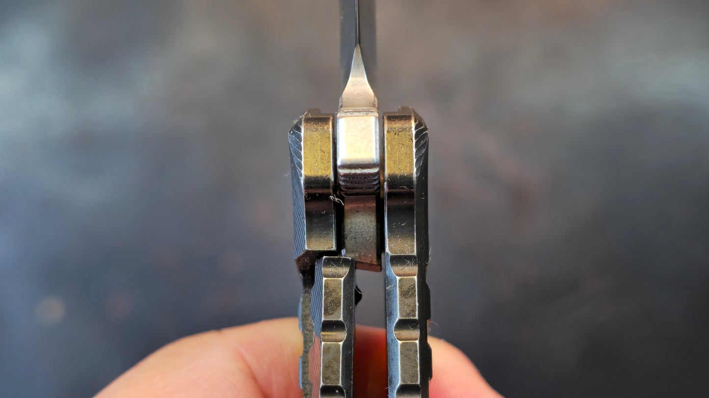 TWOSUN TS555 Titanium Handle M390 Blade