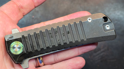 TWOSUN TS555 Titanium Handle M390 Blade