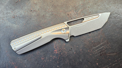 TWOSUN TS490 TITANIUM HANDLE 14C28N Blade