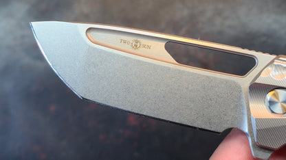 TWOSUN TS490 TITANIUM HANDLE 14C28N Blade