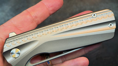 TWOSUN TS490 TITANIUM HANDLE 14C28N Blade