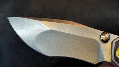 TwoSun TS560 Titanium/CF Handle M390 Blade