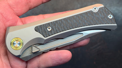 TWOSUN TS562 Titanium/CF Handle YJ01-V1 Blade