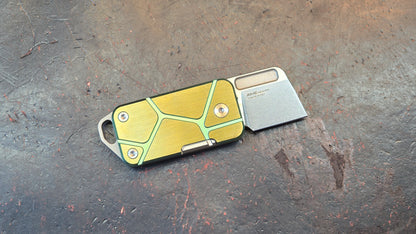 TWOSUN TS478 Gold / Gray / Black TITANIUM HANDLE M390