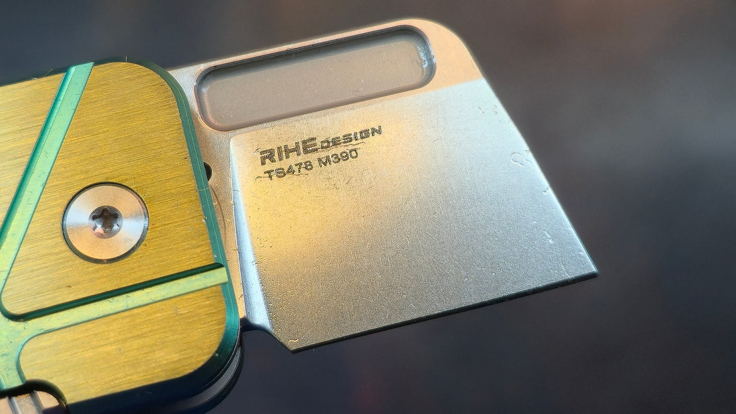 TWOSUN TS478 Gold / Gray / Black TITANIUM HANDLE M390