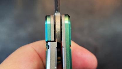 TWOSUN TS478 Gold / Gray / Black TITANIUM HANDLE M390