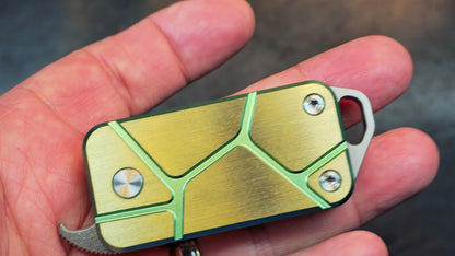 TWOSUN TS478 Gold / Gray / Black TITANIUM HANDLE M390