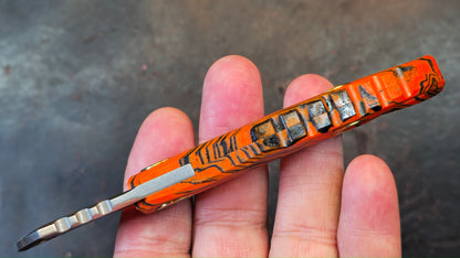 TWOSUN TS612 RED / Black FIXED KARAMBIT CLAW G10 Handle D2 STONEWASH