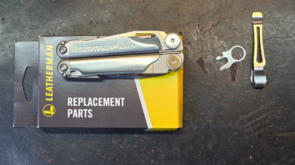 Leatherman Wave Plus Multi-Tool & Pocket clip / ring attachment