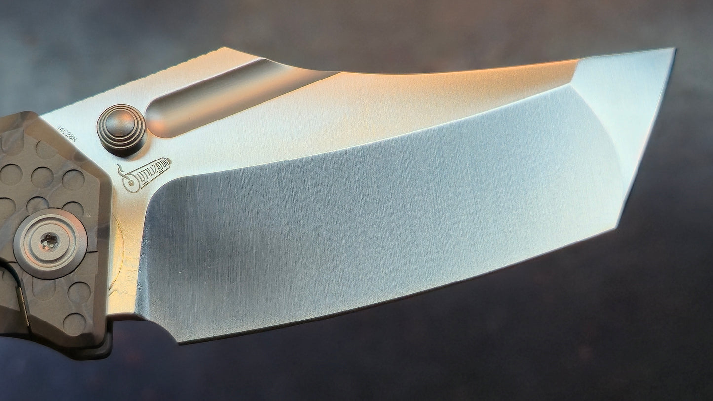 Kubey Hamster Flame & Black Titanium Handle 14C28N