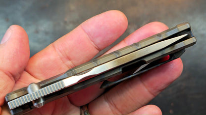 Kubey Hamster Flame & Black Titanium Handle 14C28N