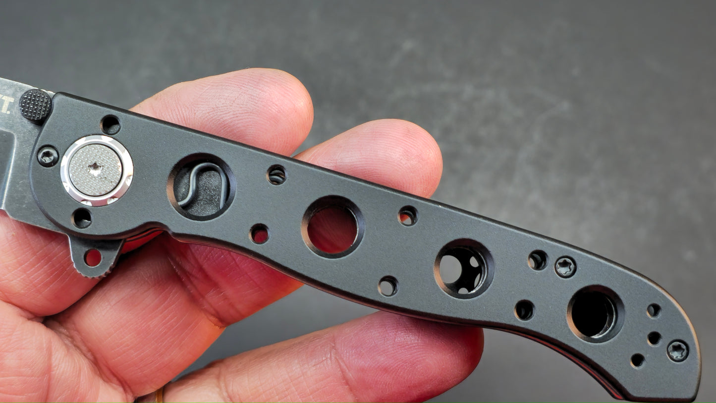 CRKT M16-03DB Asst. Deadbolt lock Alum/Steel liners D2