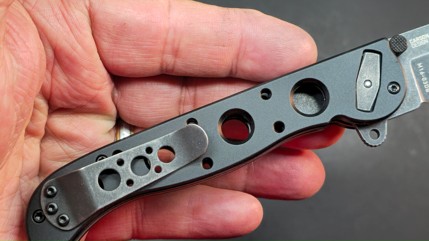 CRKT M16-03DB Asst. Deadbolt lock Alum/Steel liners D2