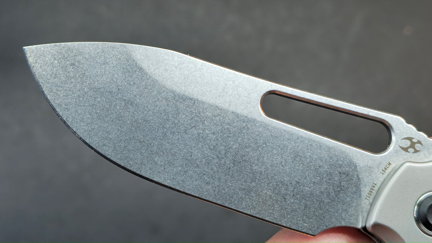 Kansept Quasar Black / Jade G10 Handle Dark Rose Gold 154CM (NEW)