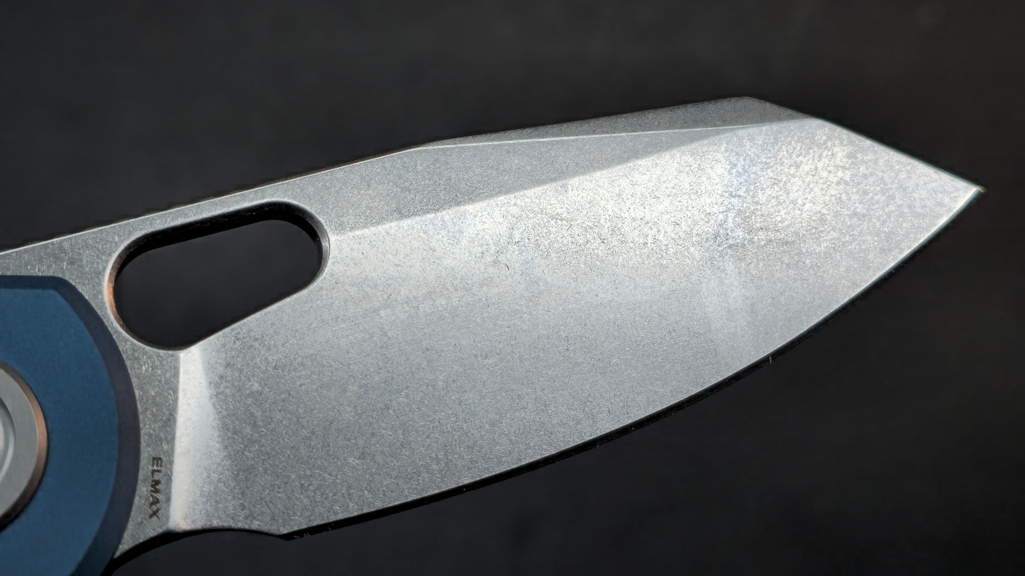 Vosteed Ankylo Vanchor Lock Blue Aluminum Handle Elmax