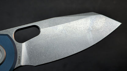 Vosteed Ankylo Vanchor Lock Blue Aluminum Handle Elmax