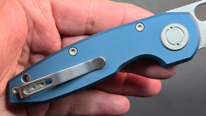 Vosteed Ankylo Vanchor Lock Blue Aluminum Handle Elmax