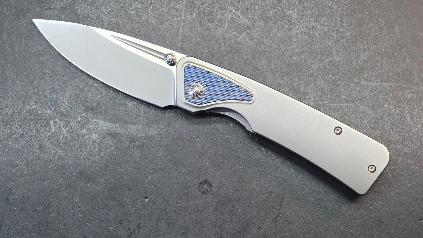 Forest Elf F-03Plus Rattle Snake Design Titanium M390