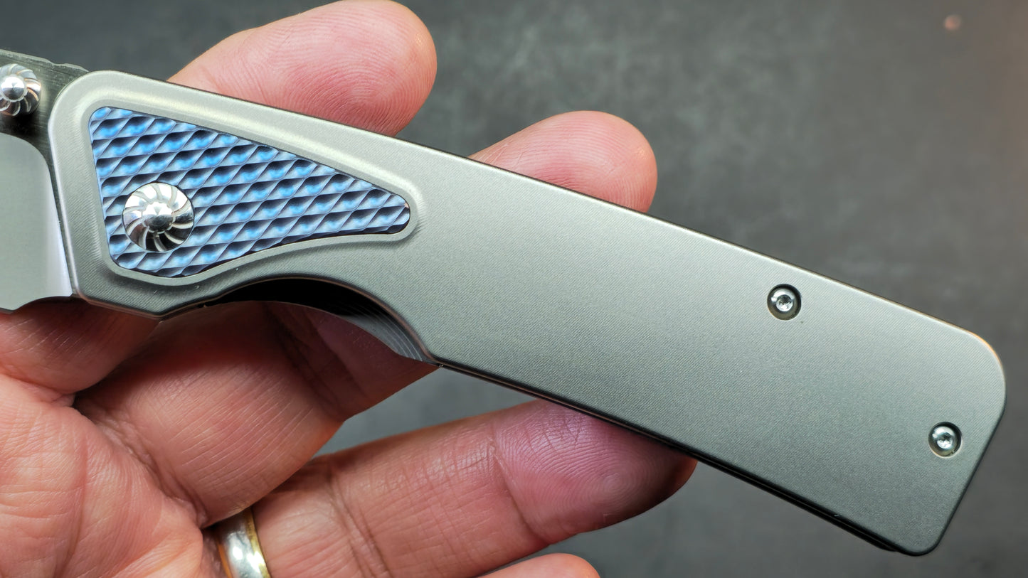 Forest Elf F-03Plus Rattle Snake Design Titanium M390