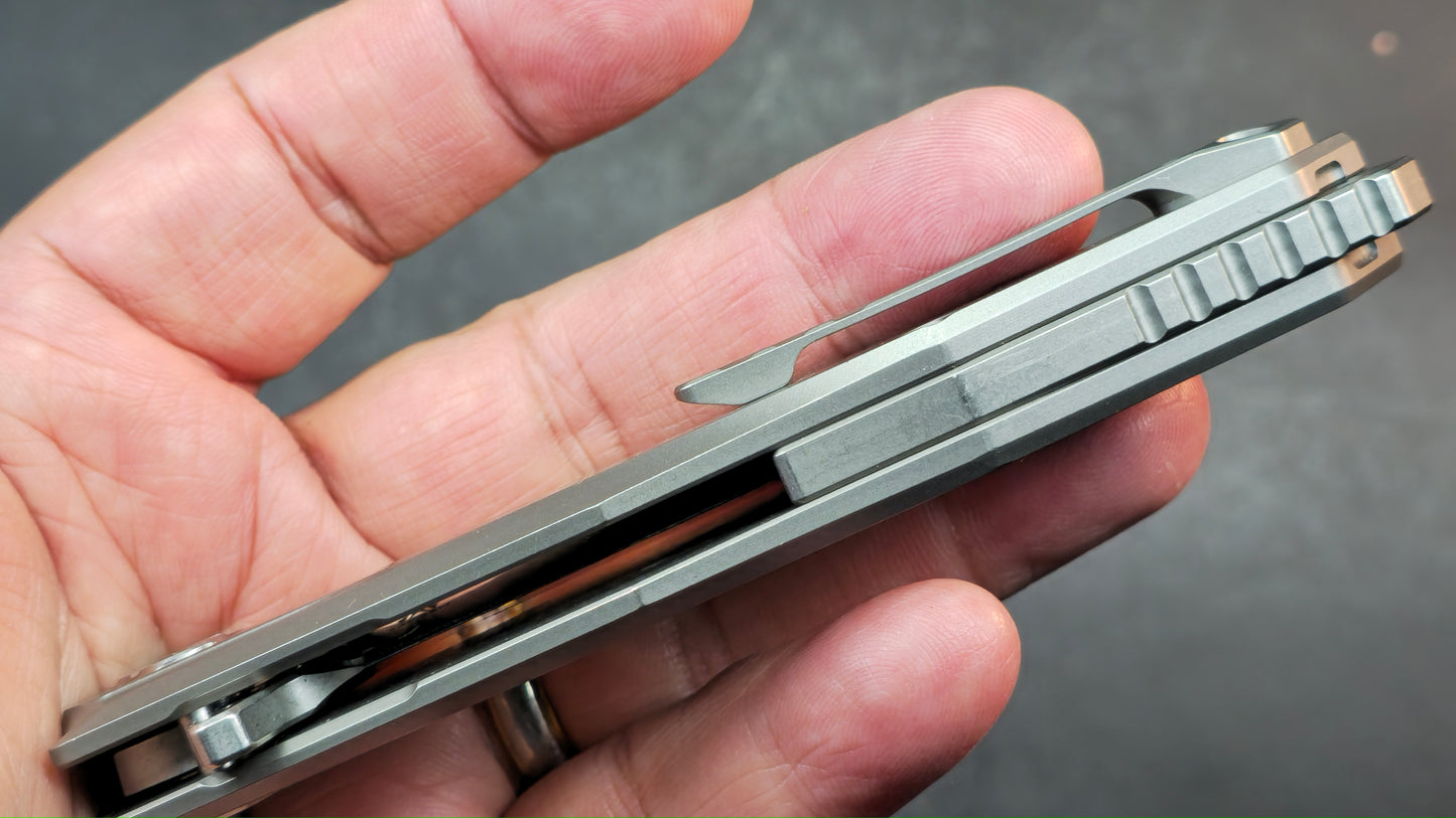 TWOSUN TS292 TITANIUM HANDLE 14C28N Blade