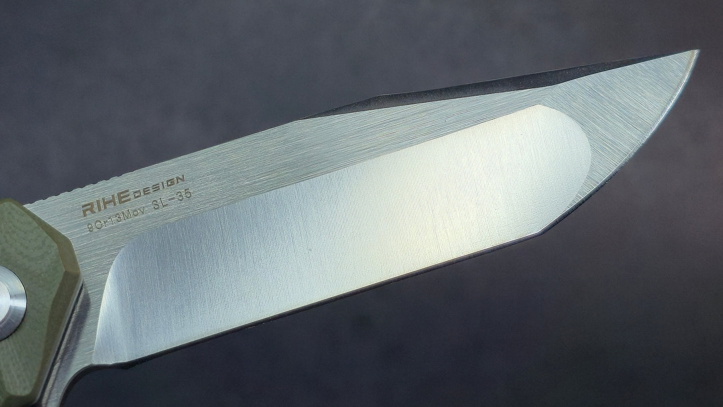 Sixleaf SL-35 Folding Knife G10 Handle 9Cr13MoV