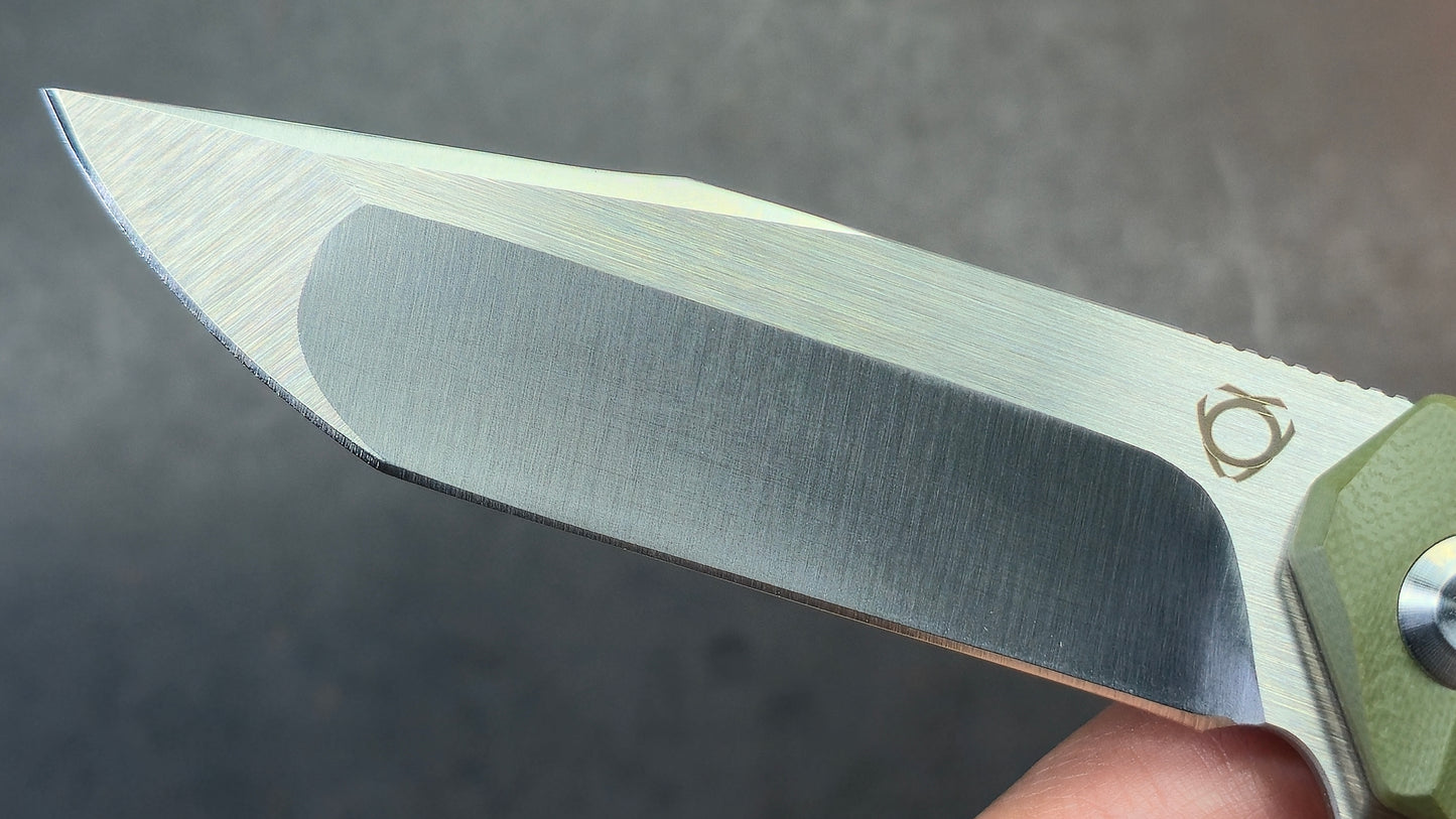 Sixleaf SL-35 Folding Knife G10 Handle 9Cr13MoV