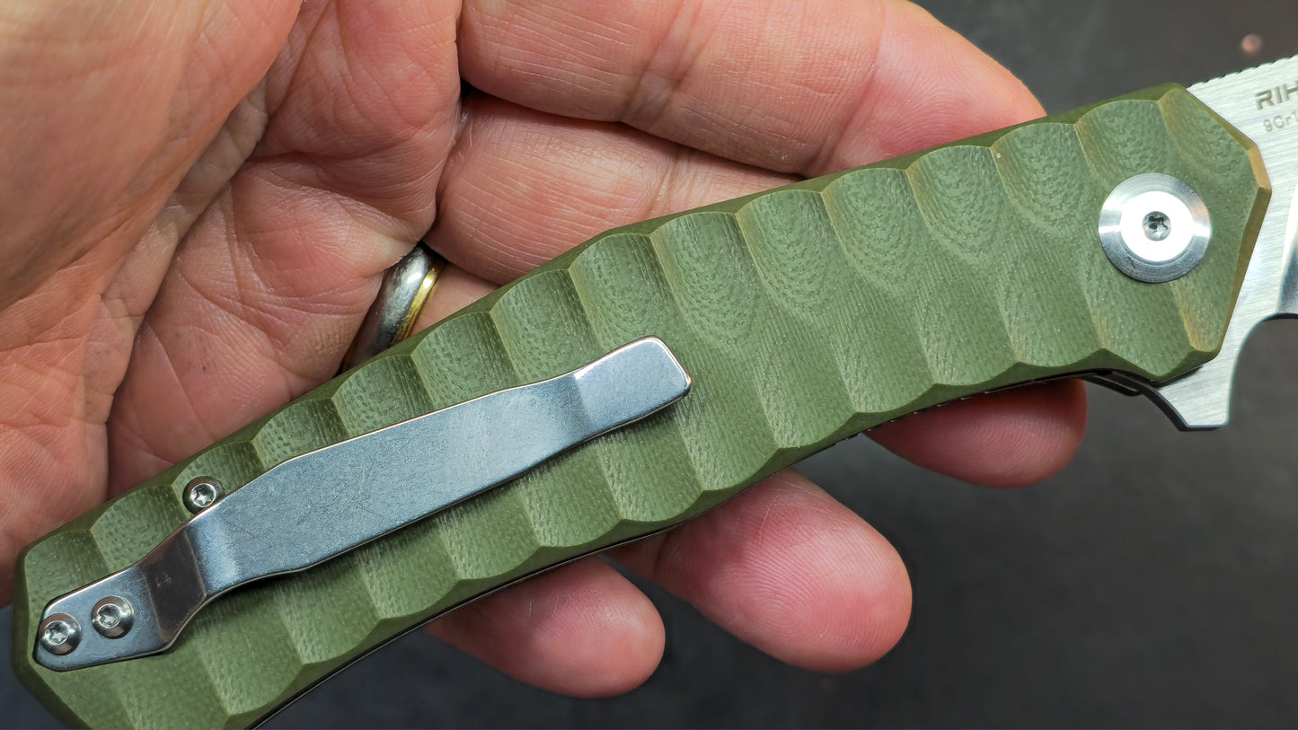 Sixleaf SL-35 Folding Knife G10 Handle 9Cr13MoV